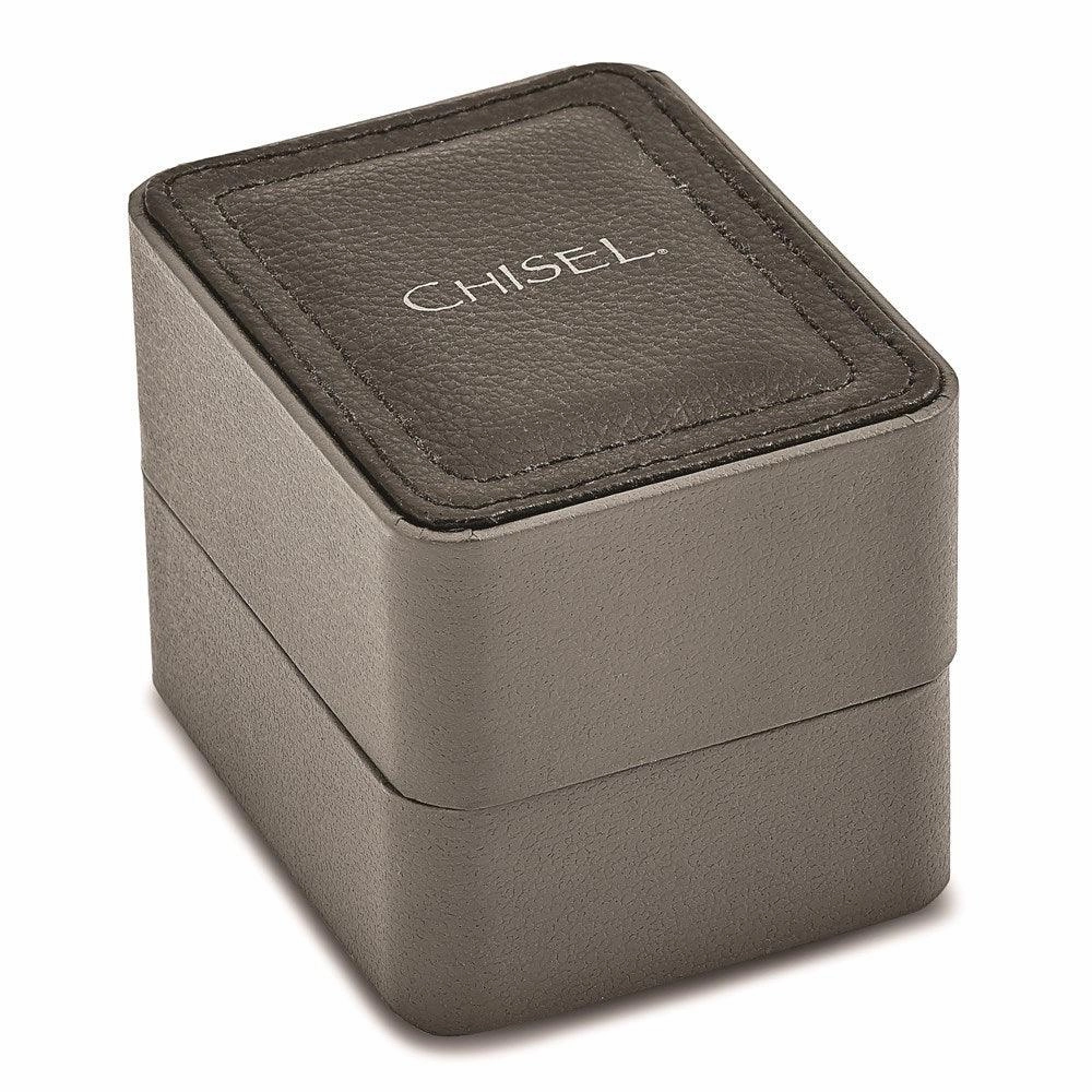 Mens Chisel IP-plated 2-tone Stainless Steel Silver Dial Watch