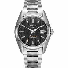 Mens Roamer -  210665 41 55 20 - Searock Black Automatic Watch