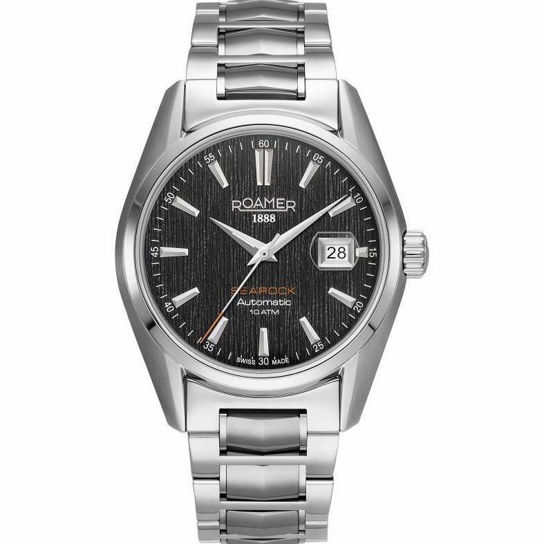 Mens Roamer -  210665 41 55 20 - Searock Black Automatic Watch
