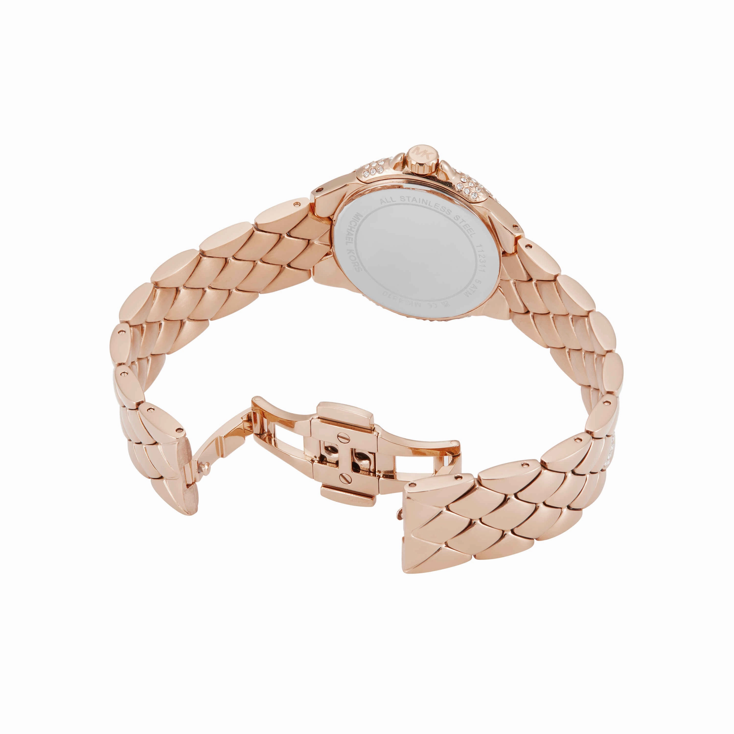 Michael Kors Camille Rose Gold Tone Analogue Watch MK4810