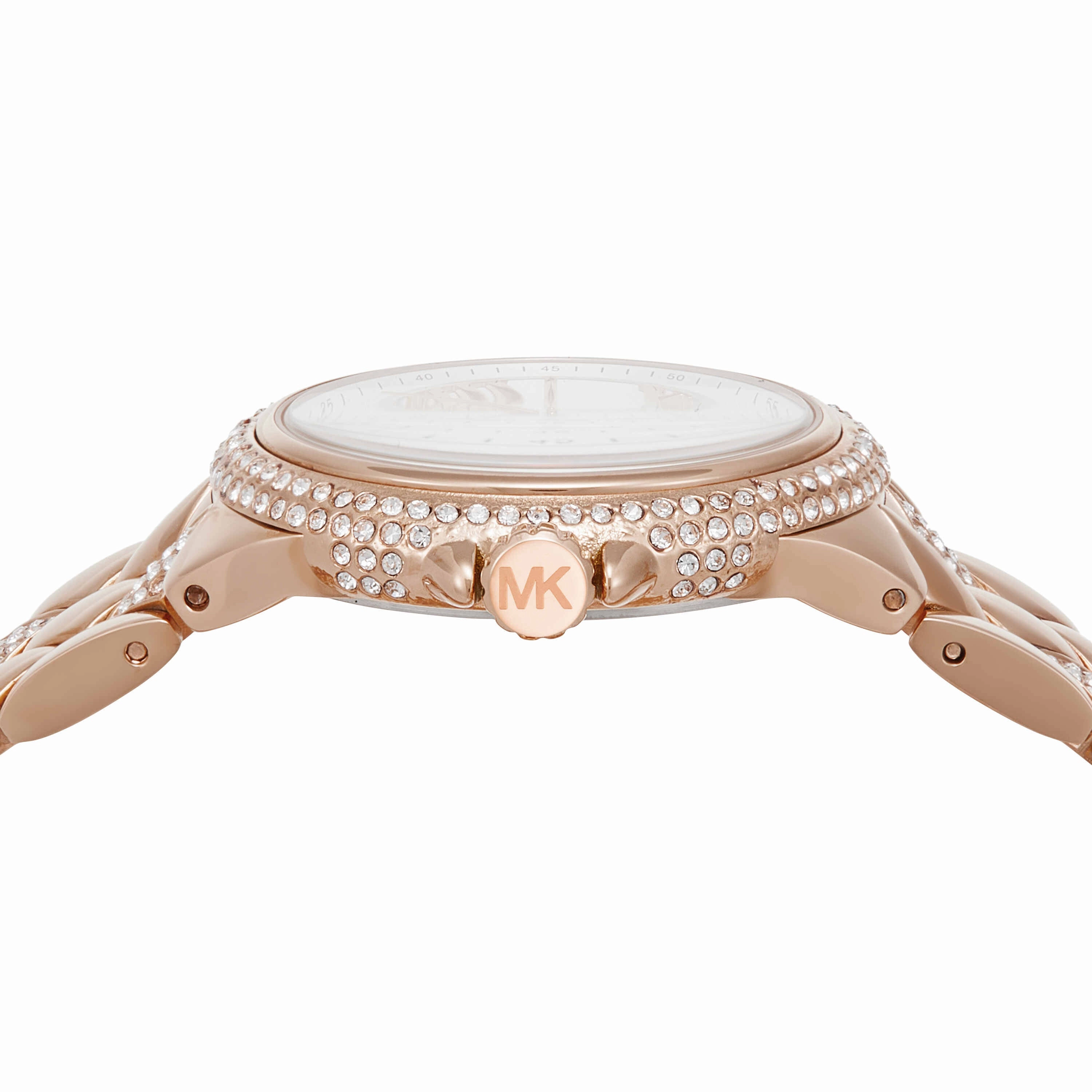 Michael Kors Camille Rose Gold Tone Analogue Watch MK4810