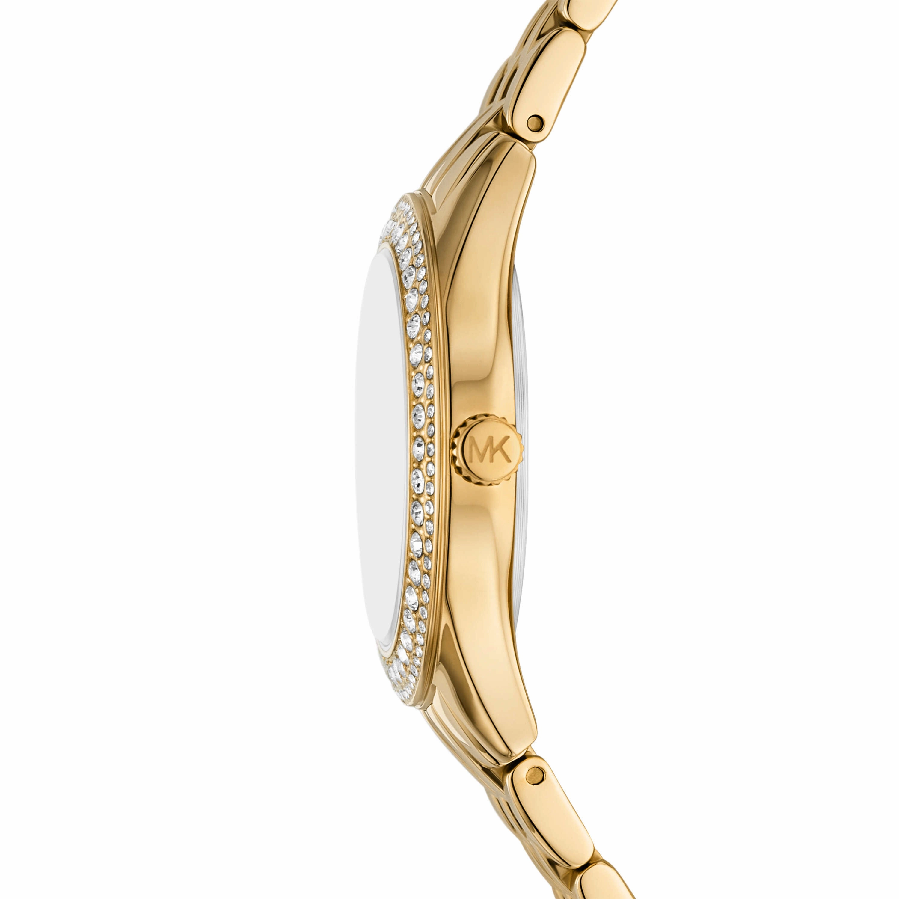 Michael Kors Harlowe Gold Tone Analogue Watch MK4870