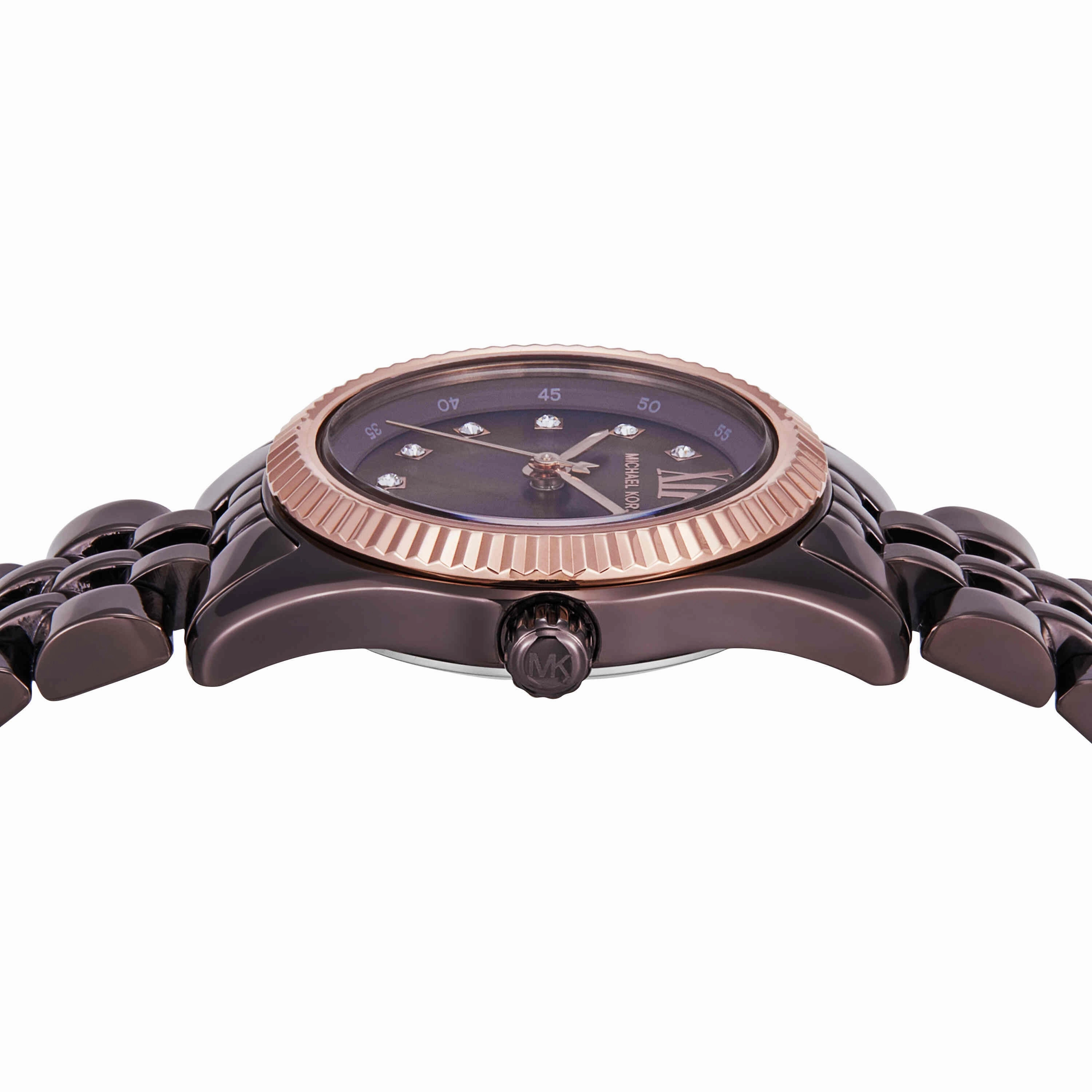 Michael Kors Lexington Brown Analogue Watch MK4844