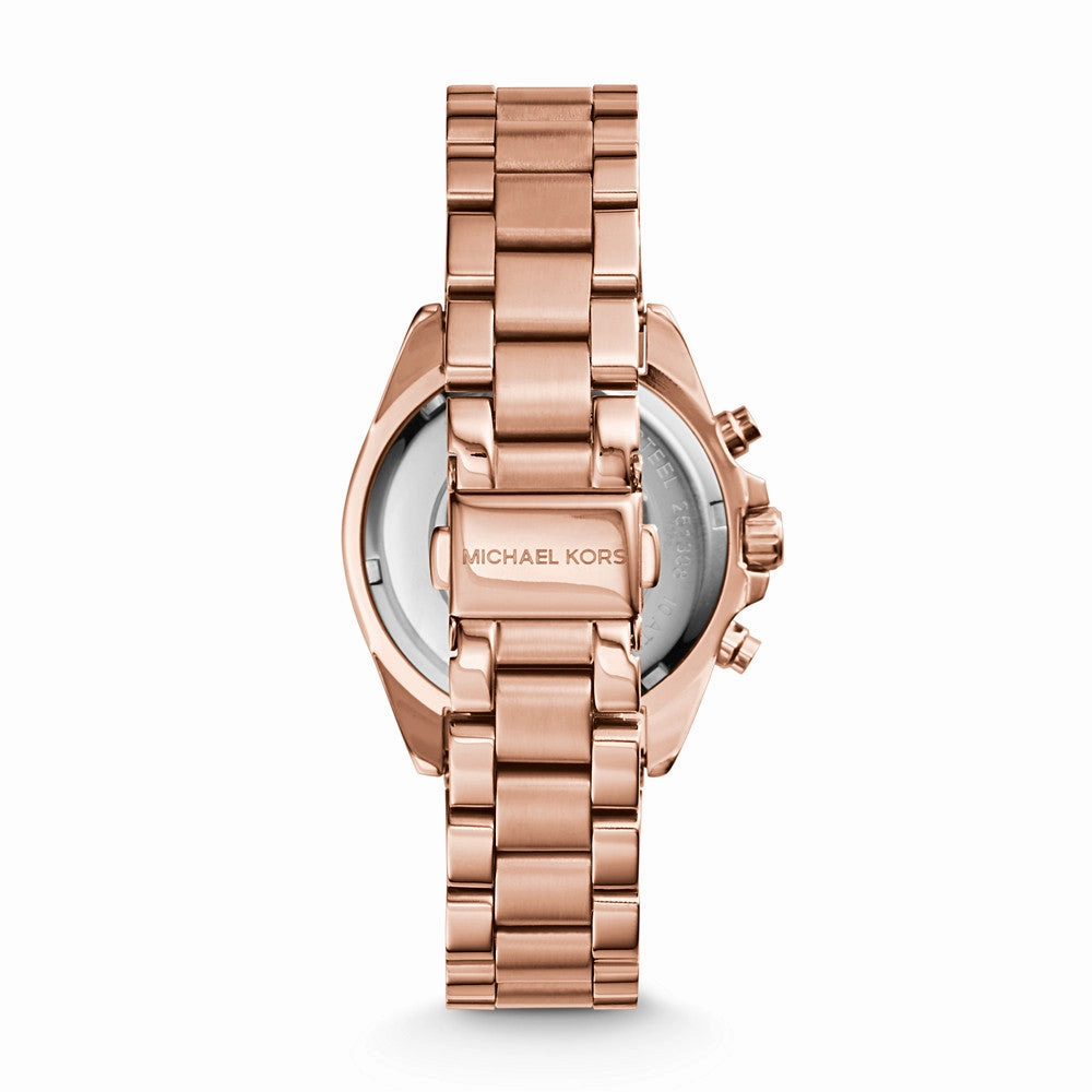 Michael Kors Rose Gold-Tone Bradshaw Mini Watch MK5799