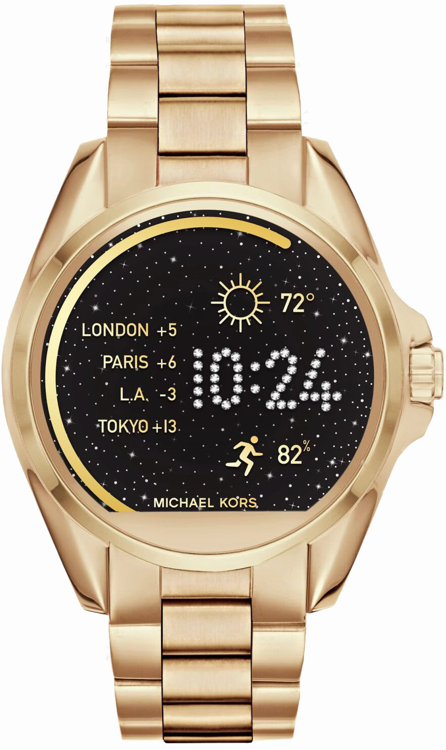 Michael Kors Watch Access Bradshaw Gold Tone Smartwatch