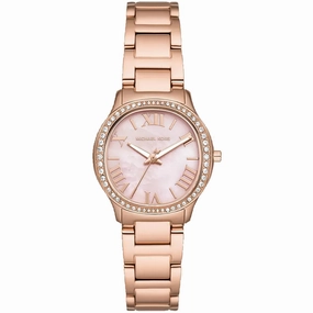 Michael Kors Women's Watch - Sage Pink Mother of Pearl Dial Bracelet | MK4823