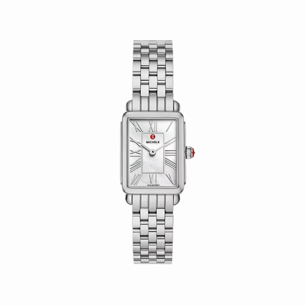 Michele Deco Park Stainless Steel Watch