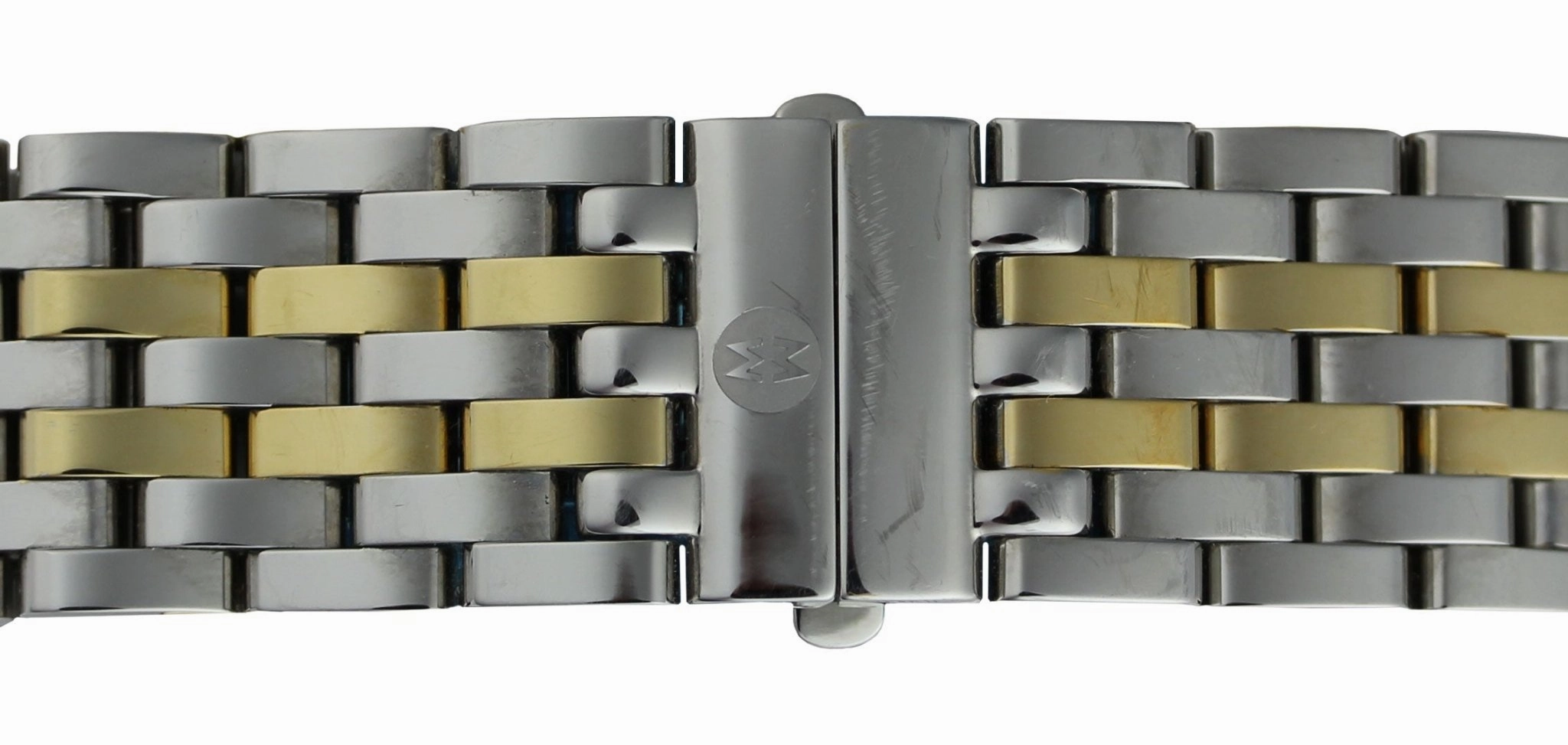 Michele Deco XL Diamond Chronograph Day/Date Two-Tone Stainless Steel Womens Watch MWW06Z000013