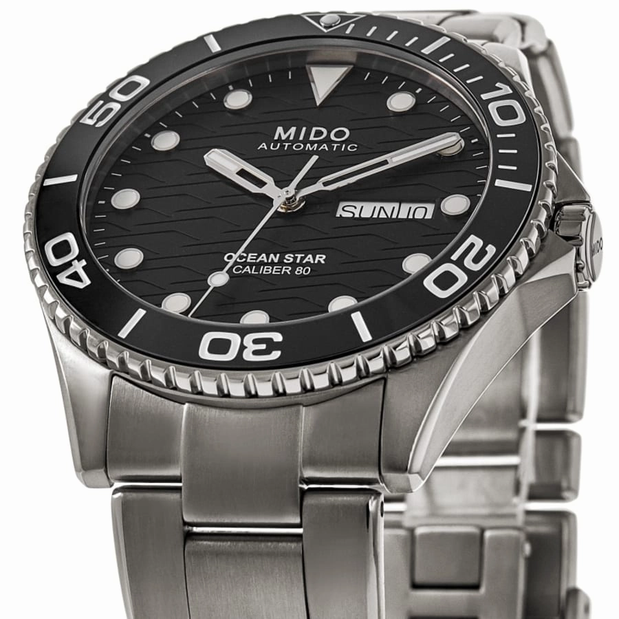 Mido Ocean Star 200 C Black Dial Titanium Men's Watch M042.430.44.051.00