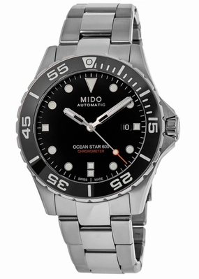 Mido Ocean Star 600 Chronometer Black Dial Steel Men's Watch M026.608.11.051.00