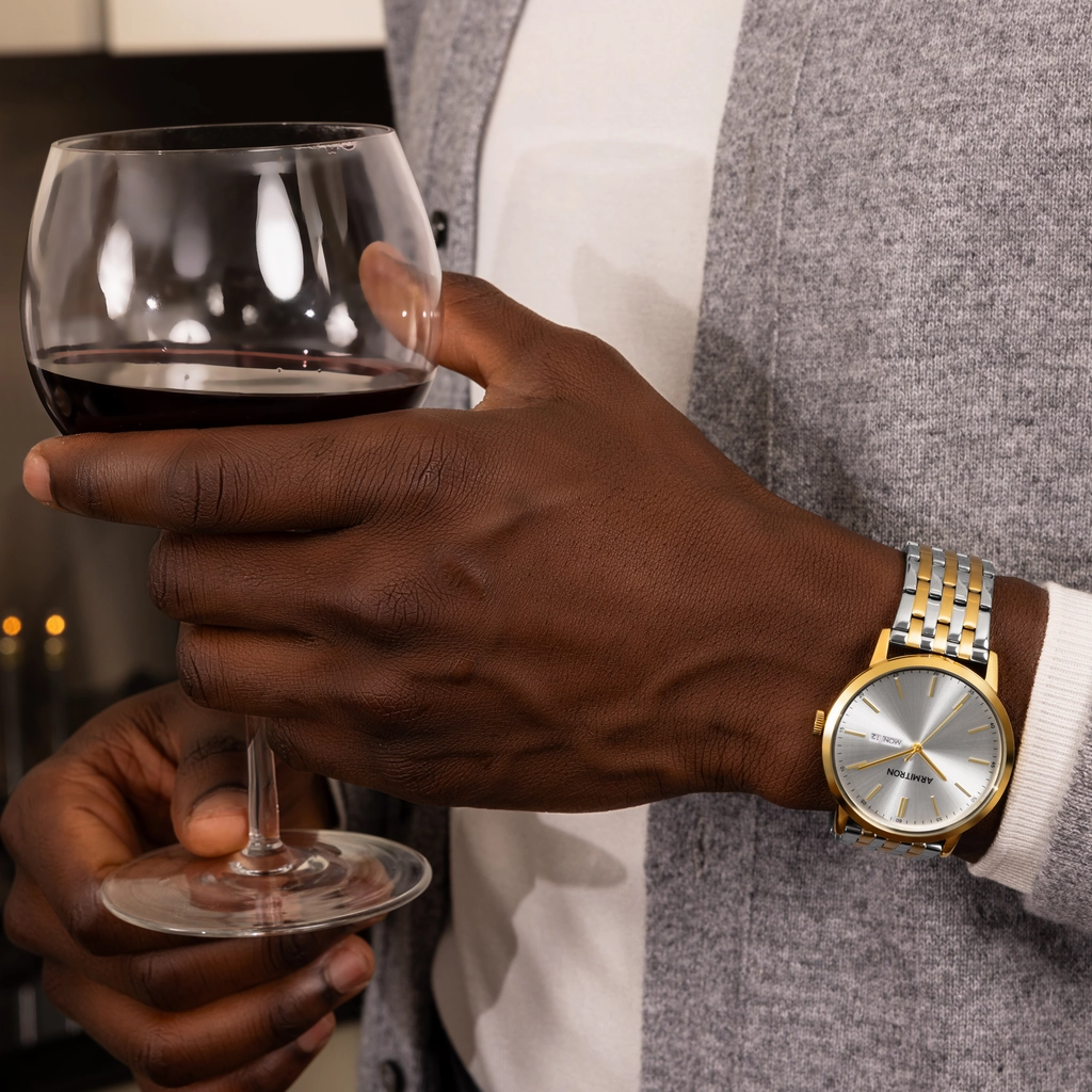 Miles? | 42mm, Gold/Silver