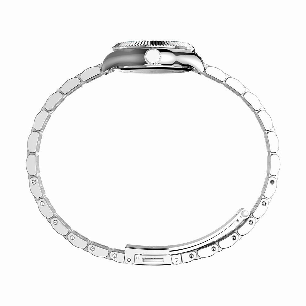 Mini Legacy 3-Hand 24mm Stainless Steel Band