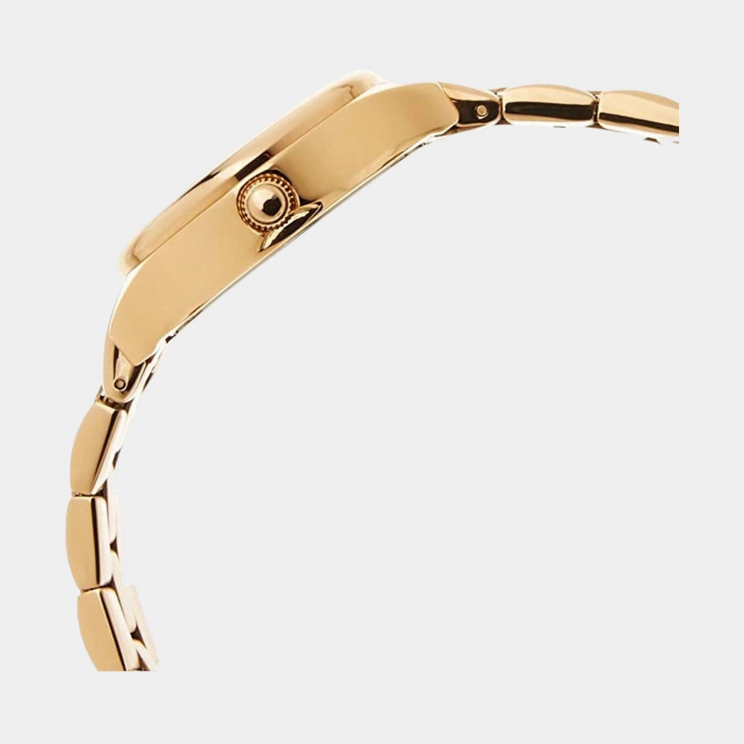 Modern Sophisticate Women Quartz Rose Gold Dial Analog Stainless Steel Watch BQ1571