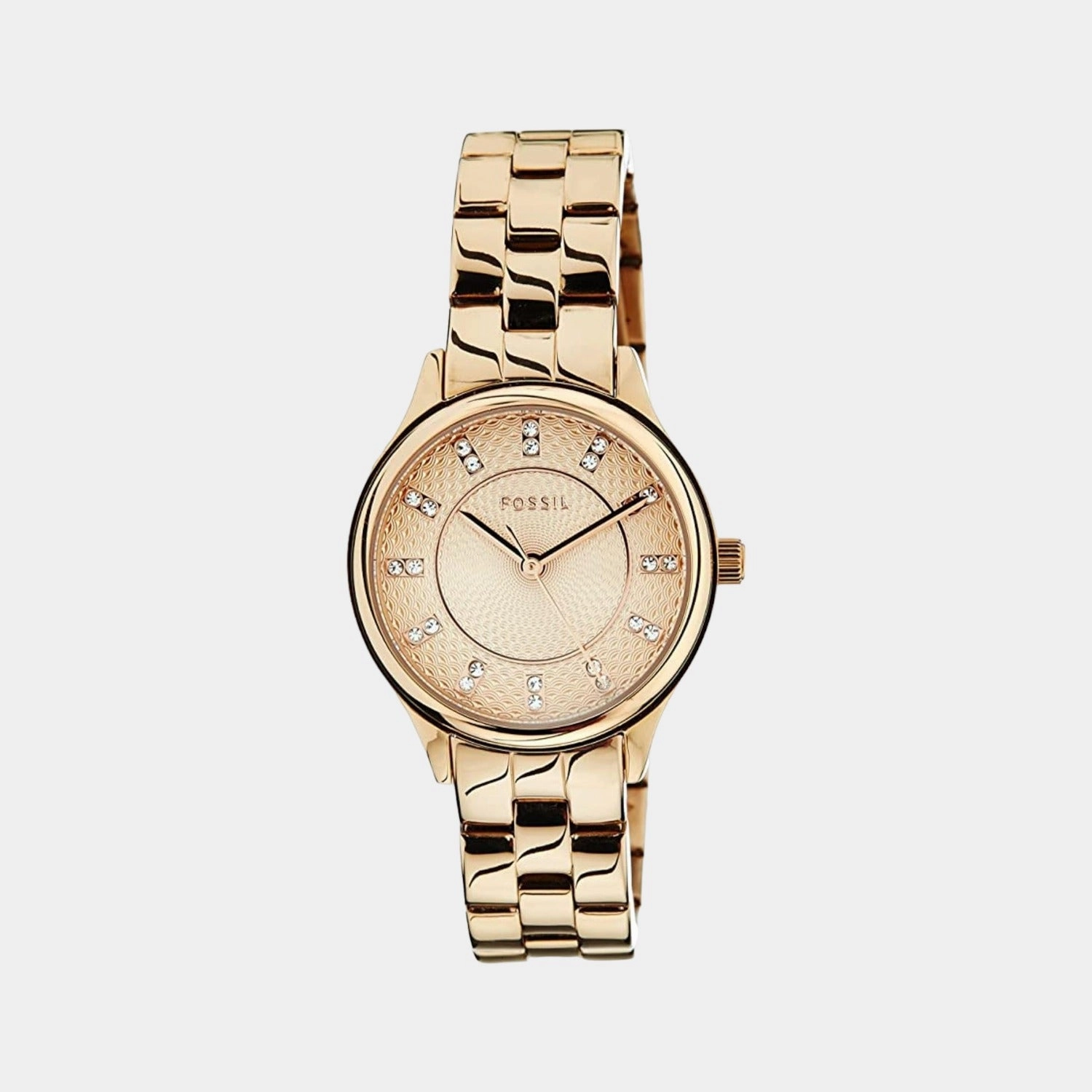 Modern Sophisticate Women Quartz Rose Gold Dial Analog Stainless Steel Watch BQ1571