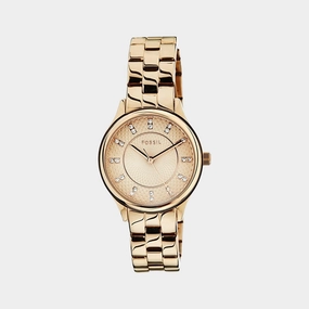 Modern Sophisticate Women Quartz Rose Gold Dial Analog Stainless Steel Watch BQ1571