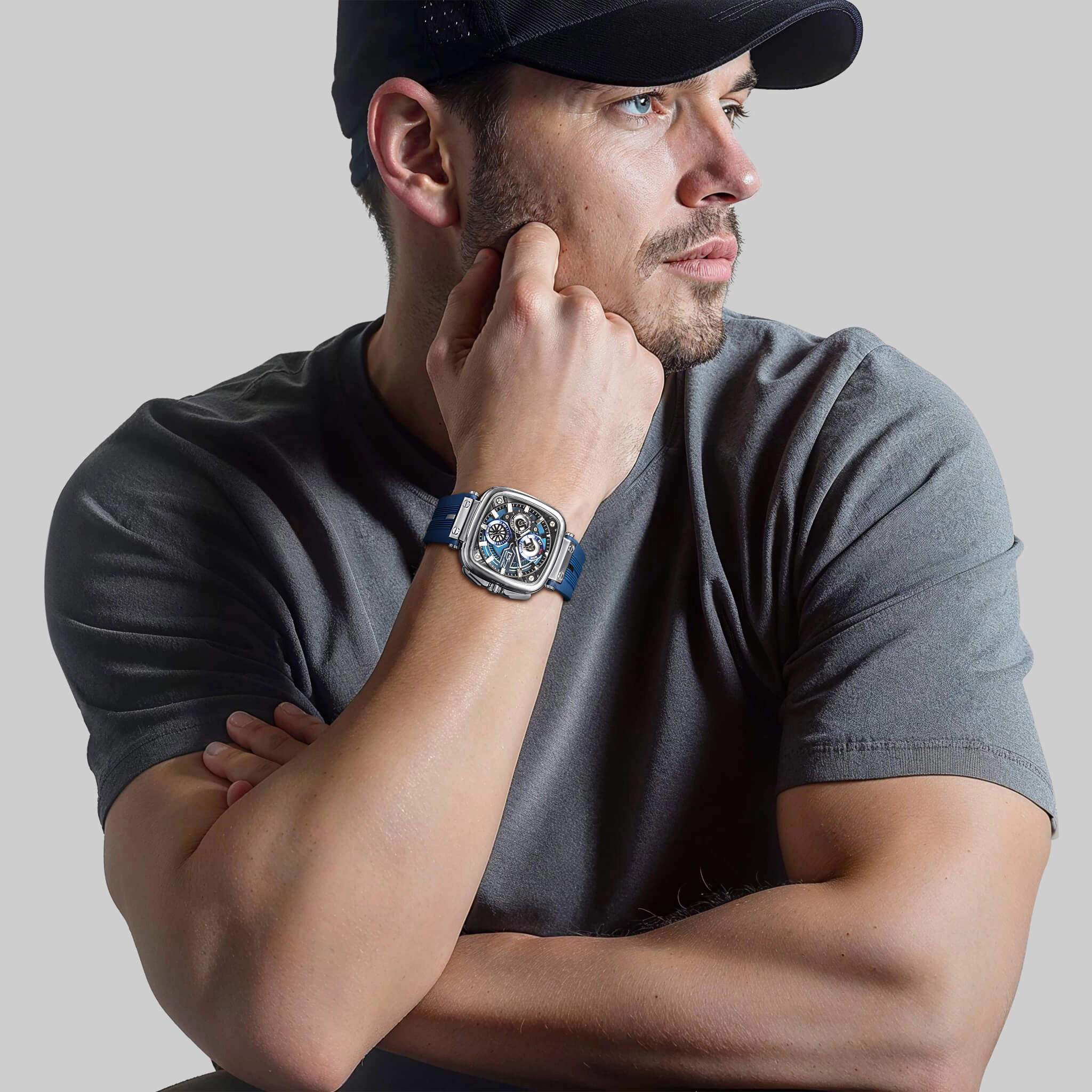 Momentum Sport Blue Mens Watch