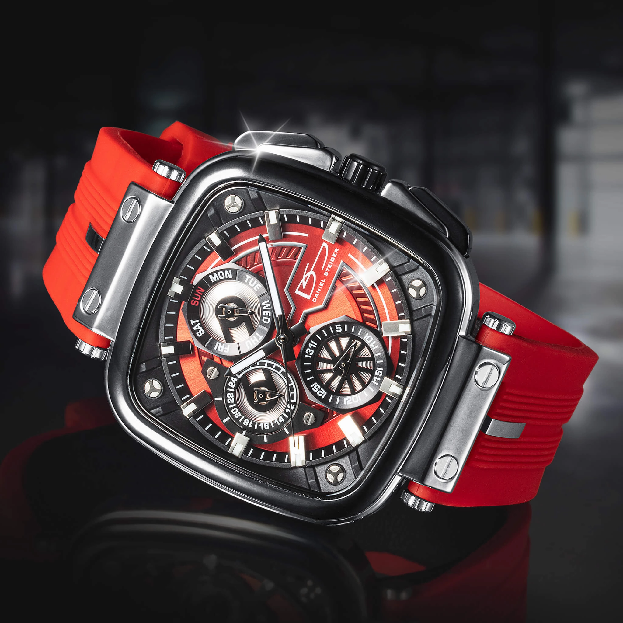 Momentum Sport Red Mens Watch