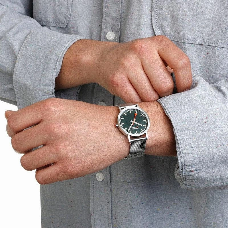 Mondaine Classic Stainless Steel Analogue Watch 36mm