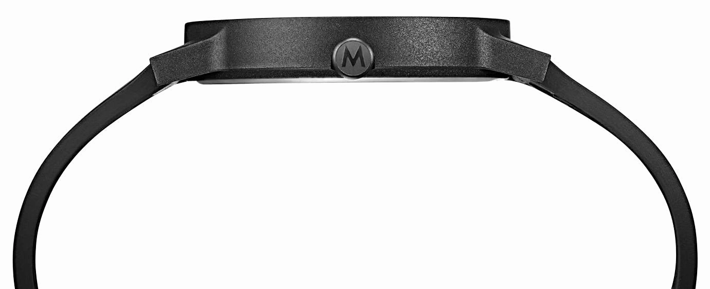 Mondaine Essence Renewable Material Black Dial Black Rubber Strap Interchangeable Gray Textile Strap Quartz Mens Watch MS1.41120.RB.SET