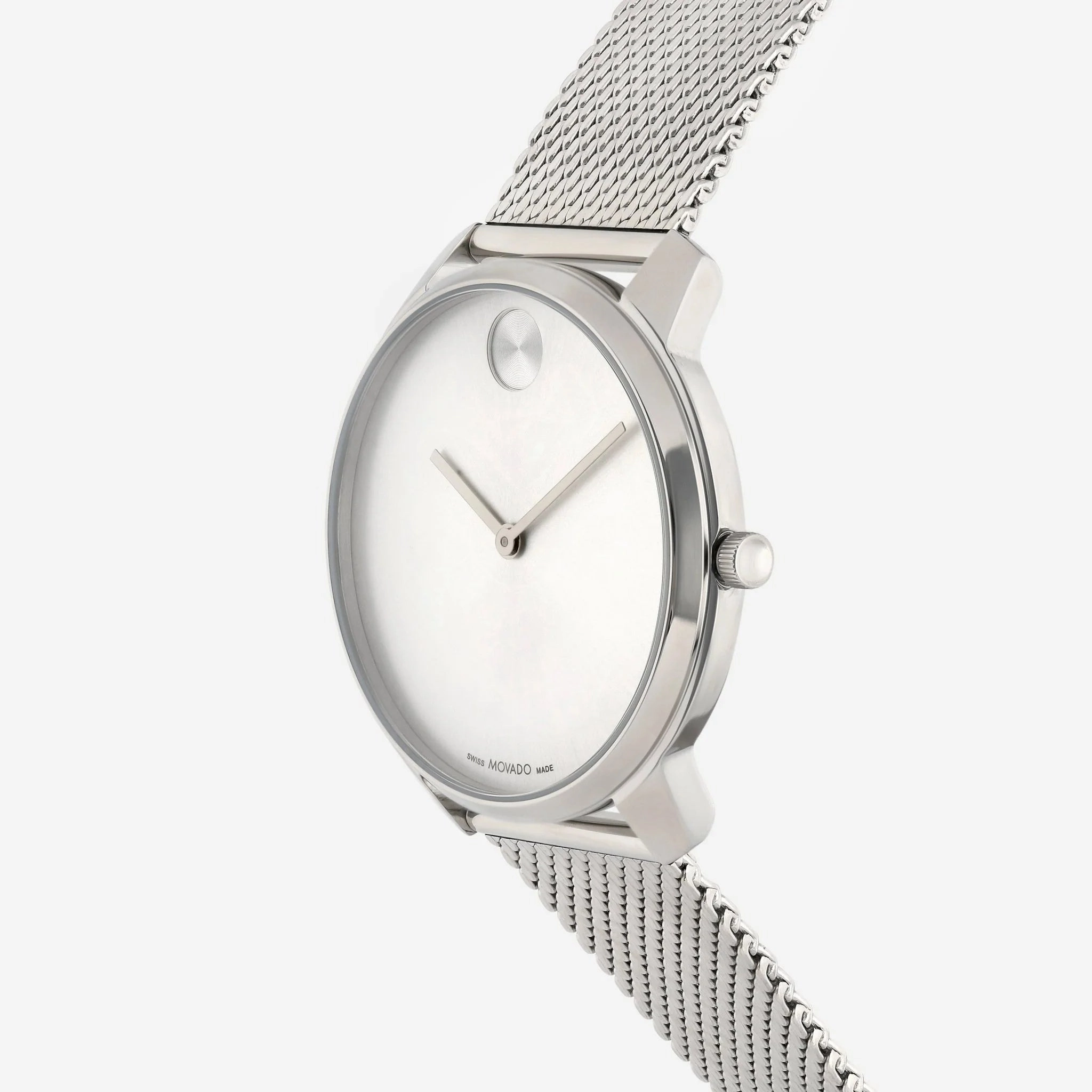 Movado BOLD Men's 3600260 Thin Stainless Steel Mesh Bracelet Watch 44mm