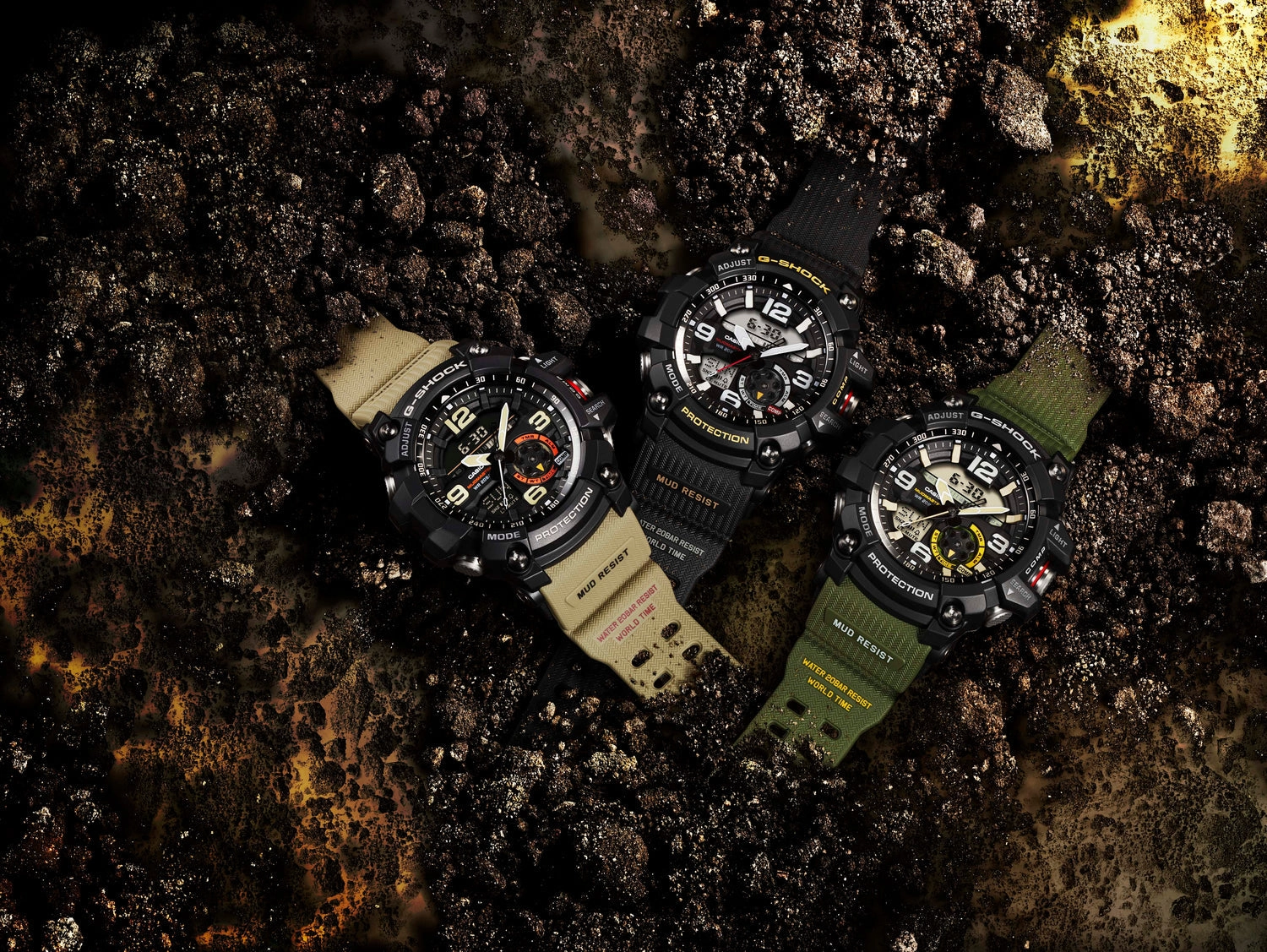 Mudmaster Twin Sensor G-Shock Men's Watch with Mud Resist Technology GG1000-1A5