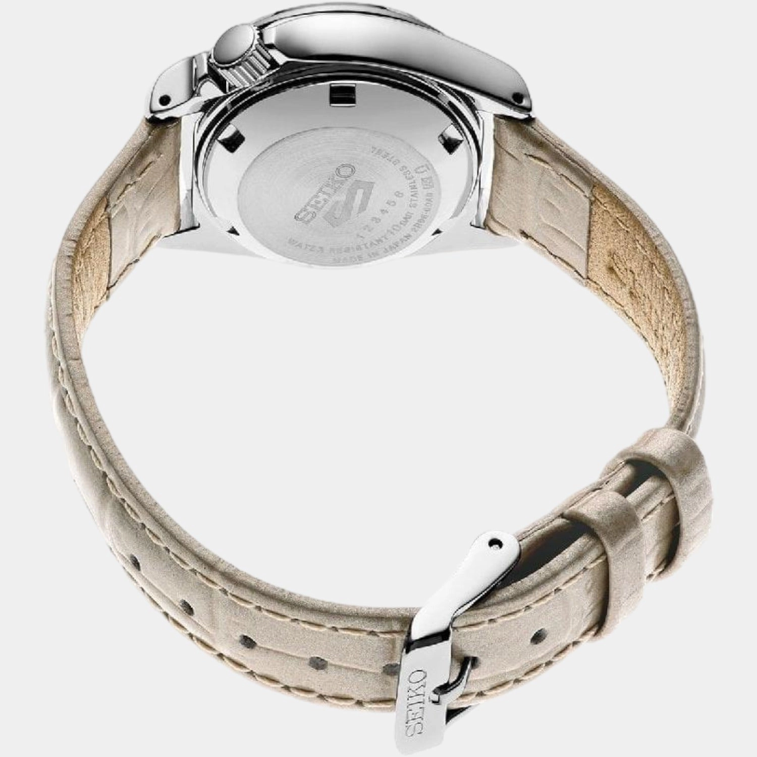 New 5 Sports Women Automatic Brown Dial Analog Leather Watch SRE005K1