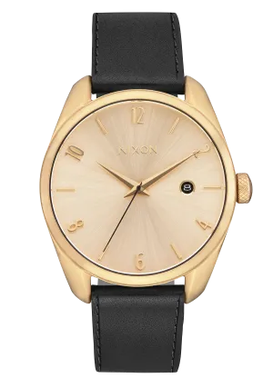 Nixon Thalia Leather Gold Dial Womens Watch A1343-2498-00