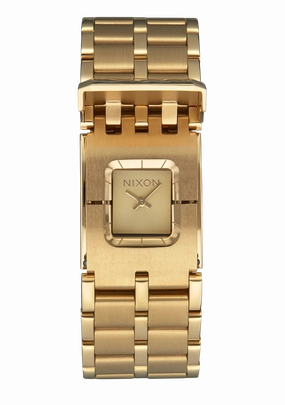 Nixon Confidante Stainless Steel Gold Dial Womens Watch A1362-502-00