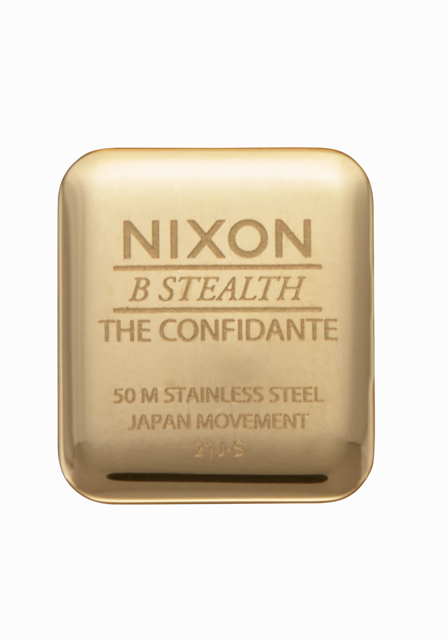 Nixon Confidante Stainless Steel Gold Dial Womens Watch A1362-502-00