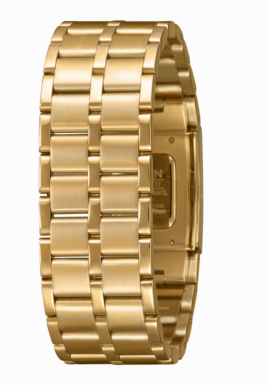 Nixon Confidante Stainless Steel Gold Dial Womens Watch A1362-502-00