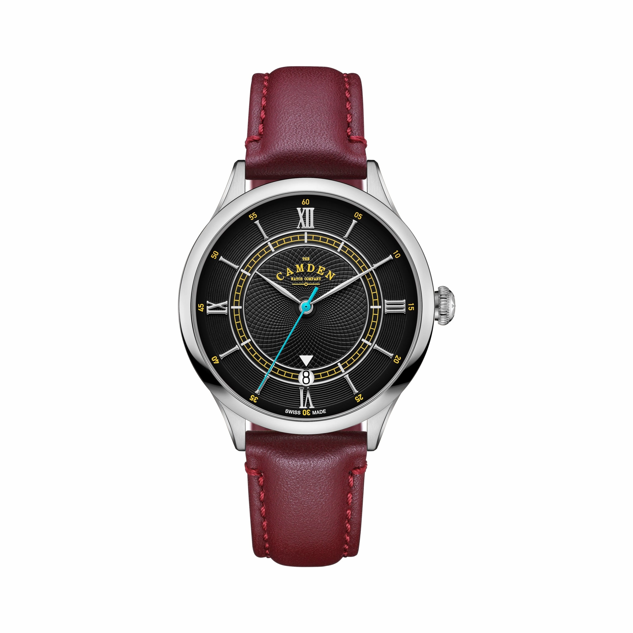 No.274 Automatic Steel, black and oxblood