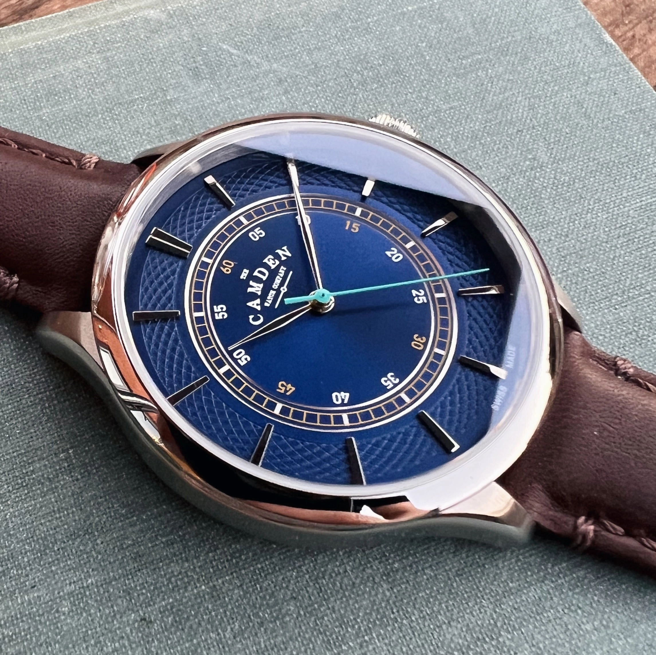 No.274 Steel, navy and brown