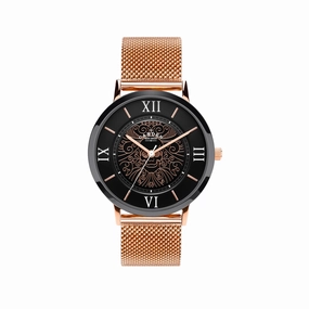 No.27 Memento Mori on Rose Gold Mesh