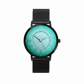 No.27 Type II Teal and Black Mesh