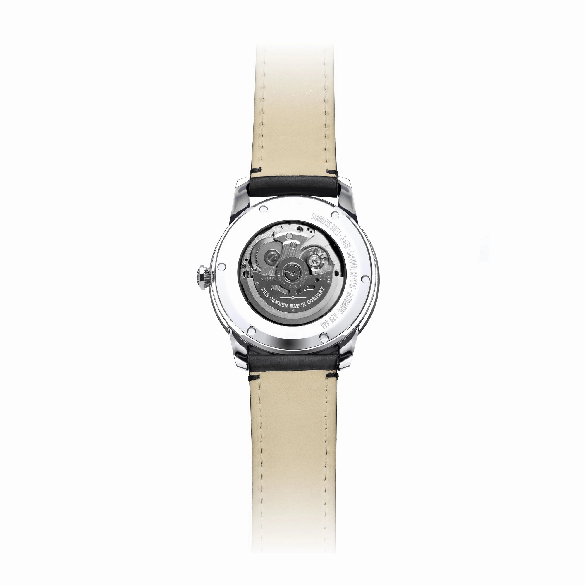 No.29 Automatic Steel, Navy and Black