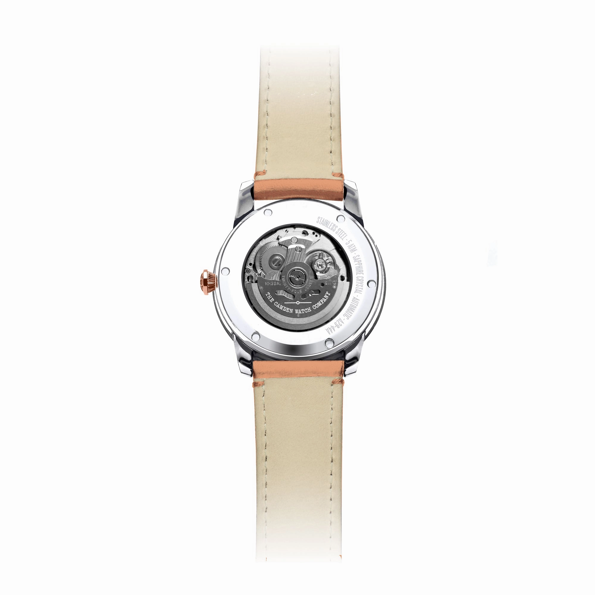 No.29 Automatic Steel, Rose Gold and Tan