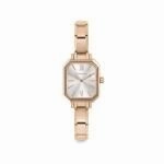 Nomination Composable Paris Watch, Silver Rectangular, Rose Gold
