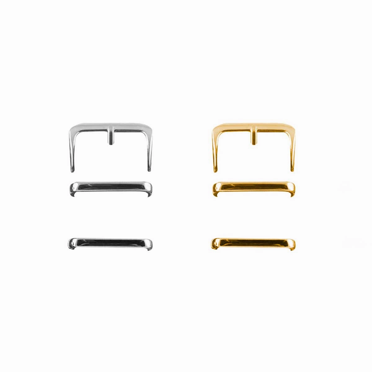 Nylon / fabric nato strap - 2 colors stripes (black, brown, grey, blue, red, white, yellow, beige)