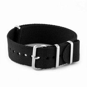 Nylon / fabric nato strap - Black
