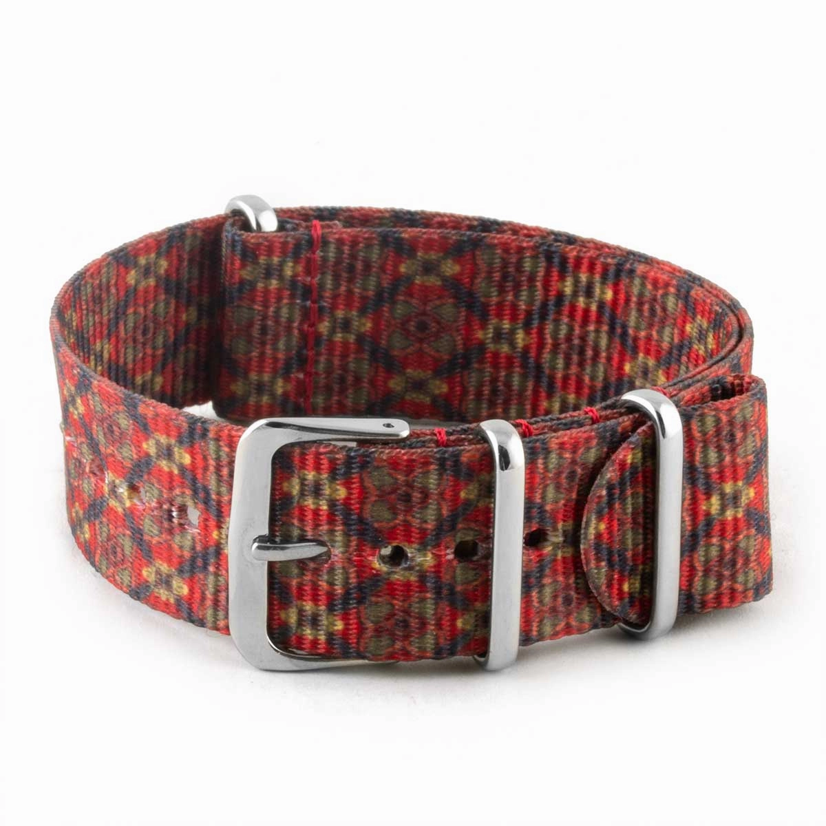 Nylon / fabric nato strap - Dandy (blue, grey, red, golden)