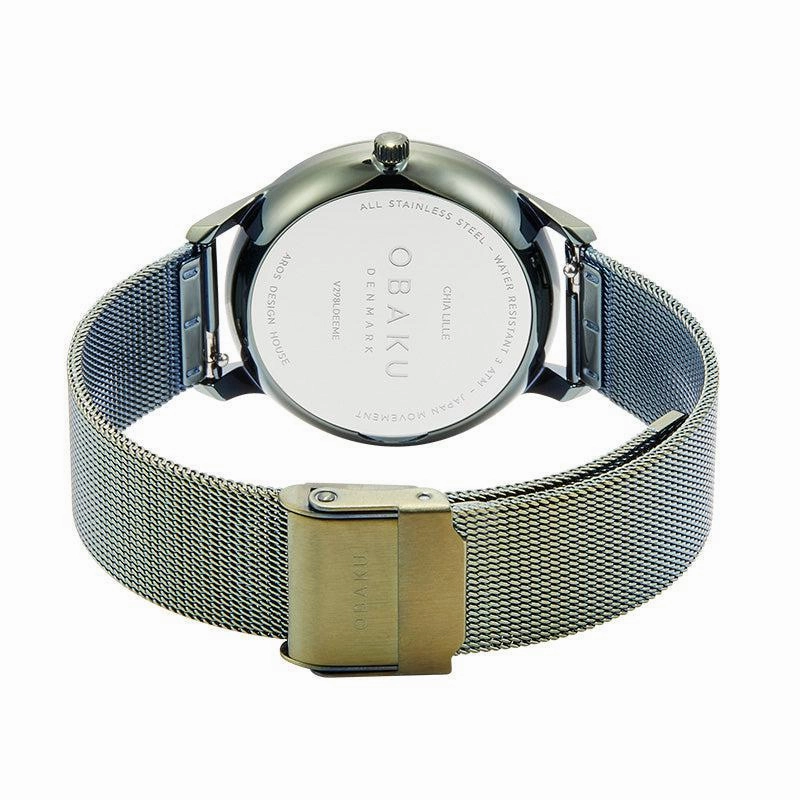 Obaku Chia Lille Leaf - Green Dial Ladies Watch V298LDEEME