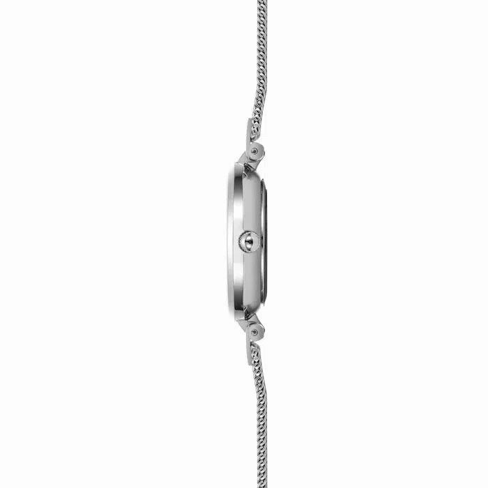Obaku Diamant Petite Steel White 24mm Watch - V256SXCIMC
