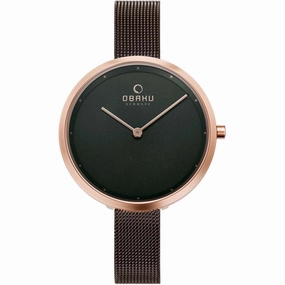 Obaku Women's Classic Brown Dial Watch