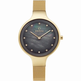 Obaku Women's Classic Mother of pearl Dial Watch