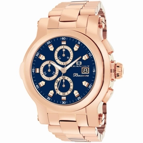 Oceanaut Men's Watch - Baccara XL Navy Blue Dial Plated Steel Bracelet | OC0826