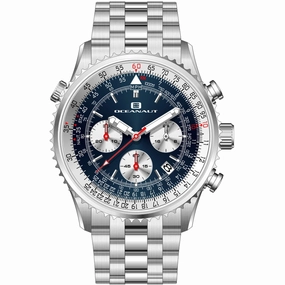 Oceanaut Men's Watch - Flight Quartz Blue Dial Stainless Steel Bracelet | OC0122