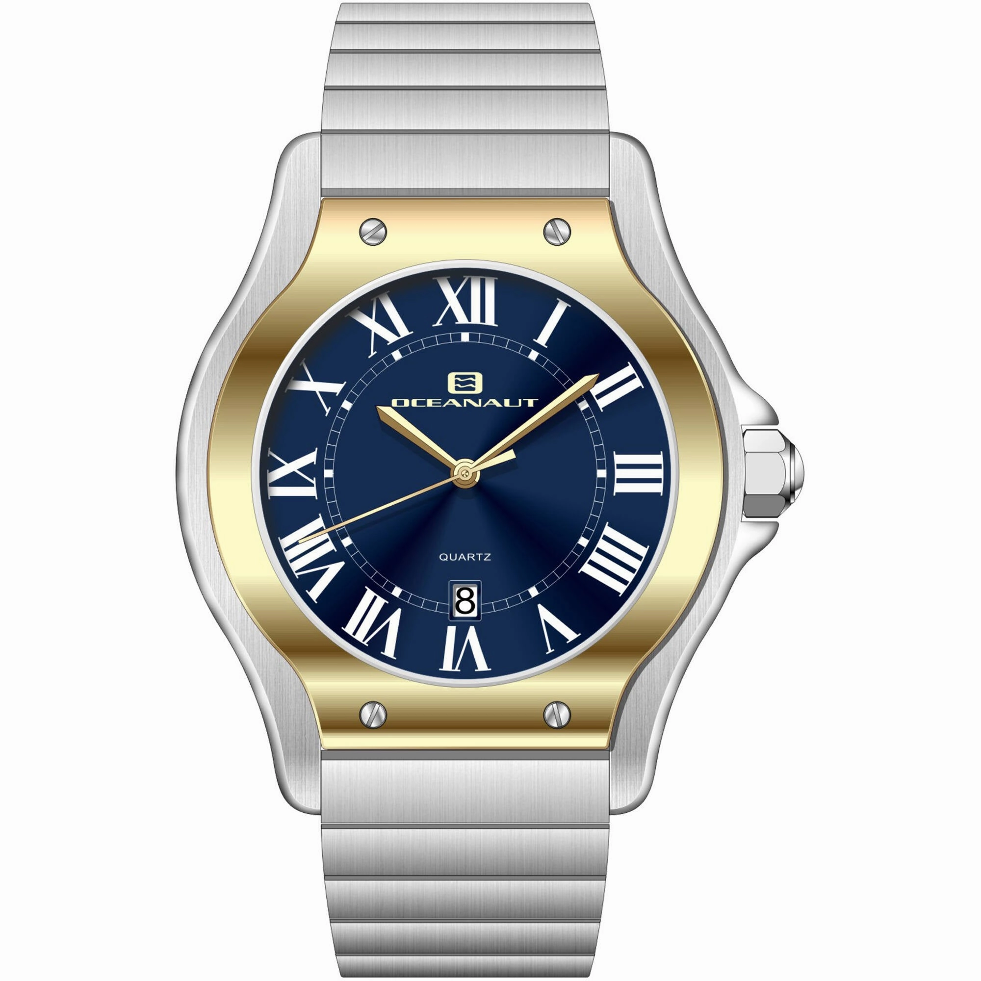 Oceanaut Men's Watch - Rayonner Quartz Blue Dial Stainless Steel Bracelet | OC1398