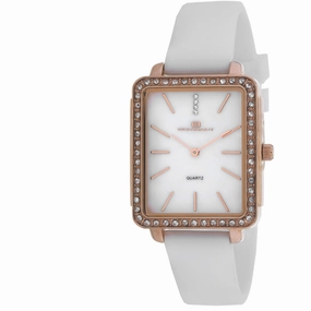 Oceanaut Women's Watch - Adorn Rose Gold Case White Dial Rubber Strap | OC0276