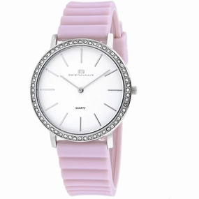 Oceanaut Women's Watch - Ripple Rose Gold Case White Dial Rubber Strap | OC0263