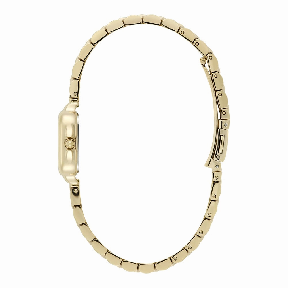 Olivia Burton Mini Grosvenor Ivory and Gold Watch 24000257